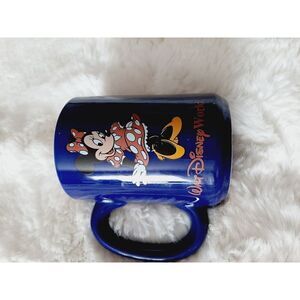 Walt Disney World blue Minnie Mouse coffee mug